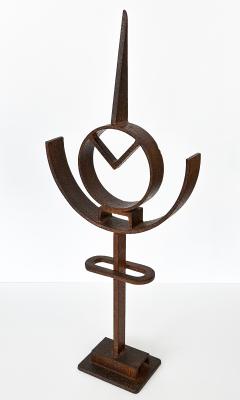 Ralph Wickstrom Abstract Steel Sculpture Reliquary Guardian  - 3016000