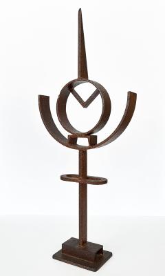 Ralph Wickstrom Abstract Steel Sculpture Reliquary Guardian  - 3016009