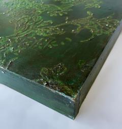 Rana Rochat Large Encaustic Abstract Expressionist Painting Rana Rochat Honeysuckle  - 4507424