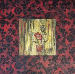 Rana Rochat Large Encaustic Abstract Expressionist Painting by Rana Rochat 2000 - 4507341