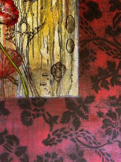 Rana Rochat Large Encaustic Abstract Expressionist Painting by Rana Rochat 2000 - 4507419