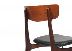 Randers M belfabrik Restored Set of Four Schionning Elgaard for Randers Mid century Danish Teak - 4568063