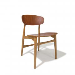 Randers Stolefabrik Six Restored Jens Hjorth Beech and Teak Mid century Danish Dining Chairs - 3812152