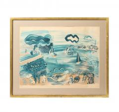 Raoul Dufy Post Impressionist Lithograh entitled LE HAVRE by Raoul Dufy - 3899332