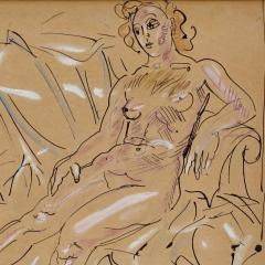 Raoul Dufy Raoul Dufy Fauvist Art Deco Nude Painting - 3078604