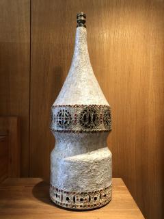 Raphael Giarrusso Ceramic Lamp France 1960s - 2012870