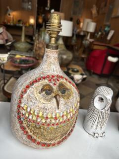 Raphael Giarrusso Ceramic Lamp by Rapha l Giarrusso France 1960s - 4634673