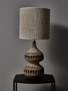 Raphael Giarrusso Giarusso Bottle Shaped Table Lamp with Dedar Lamp Shade - 3147473