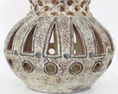 Raphael Giarrusso Raphael Giarrusso Double Gourd French Ceramic Table Lamp Accolay Circa 1967 - 2987185