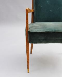 Raphael Raffel Pair of Fine French 1950s Armchairs by Raphael - 4349182