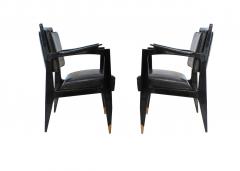 Raphael Raffel Pair of rare armchairs - 3342481