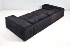 Raphael Raffel Raphael Raffel Monumental Black Sofa 1980 - 2357025