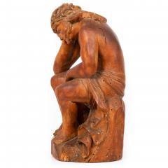 Rare 17th 18th Century German Carved Sculpture Christ in Distress  - 4824348