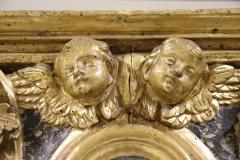 Rare 17th Century Italian Baroque Antique Tabernacle in Carved and Gilded Wood - 2286150