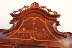 Rare 17th Century Italian Louis XIV Inlaid Walnut Antique Cabinet - 2269141