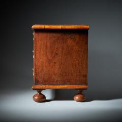 Rare 17th Century Miniature William and Mary Walnut Table Top Chest circa 1690 - 3129216