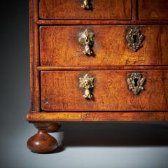 Rare 17th Century Miniature William and Mary Walnut Table Top Chest circa 1690 - 3129228