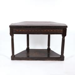 Rare 17th Century Oak Credence Table English Circa 1650  - 2945877