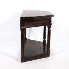 Rare 17th Century Oak Credence Table English Circa 1650  - 2945878