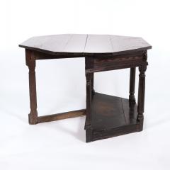 Rare 17th Century Oak Credence Table English Circa 1650  - 2945879