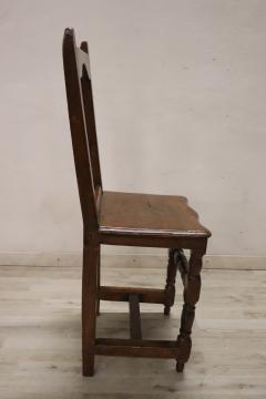 Rare 17th Century Solid Walnut Rustic Single Chair - 3376559