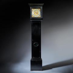 Rare 17th Century William and Mary 10 Inch Ebonised Longcase Grandfather Clock - 3127490