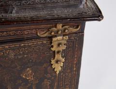 Rare 17th c Tooled Leather Jewelry Box - 4579643