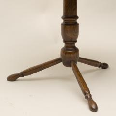 Rare 18th Century English Elm Turned Leg Table - 80204