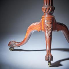 Rare 18th Century George III Mahogany Irish Wolf Foot Tripod Table Circa 1760 - 3128186