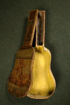 Rare 18th Century Italian Neoclassical Guitar Case - 35451
