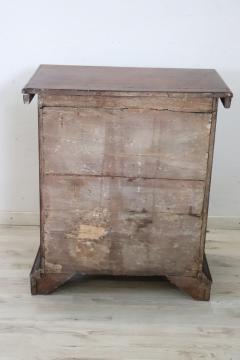 Rare 18th Century Italian Tuscany Solid Walnut Antique Nightstand - 4229815
