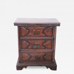 Rare 18th Century Italian Tuscany Solid Walnut Antique Nightstand - 4230040