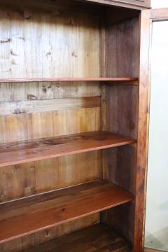 Rare 19th Century Italian Walnut Pair of Antique Bookcases or Vitrines RESTORED - 4292312