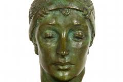 Rare American Bronze Sculpture Bust of Unknown Woman by Malvina Hoffman - 4544021