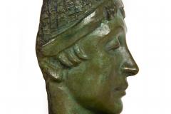 Rare American Bronze Sculpture Bust of Unknown Woman by Malvina Hoffman - 4544029