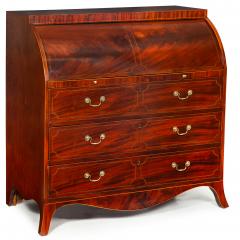 Rare American Federal Mahogany Cylinder Desk Baltimore or Annapolis ca 1800 - 4737747