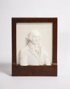 Rare American Marble Portrait Presentation Bust of George Washington C 1835 - 2458270