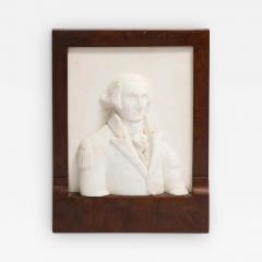 Rare American Marble Portrait Presentation Bust of George Washington C 1835 - 2460300