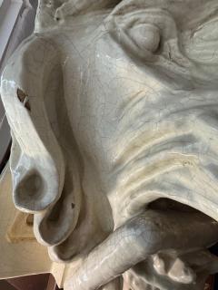 Rare Ancienne Architectural Lion Head c 1885 - 4220273