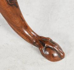 Rare Anglo Chinese Rosewood Tripod Tea Table - 4597942