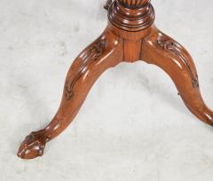 Rare Anglo Chinese Rosewood Tripod Tea Table - 4597944