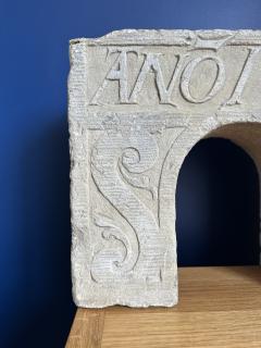 Rare Architactural Arch Fragment Dated 1615 - 4621217