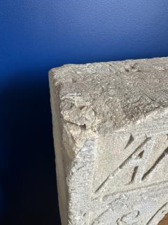 Rare Architactural Arch Fragment Dated 1615 - 4621220