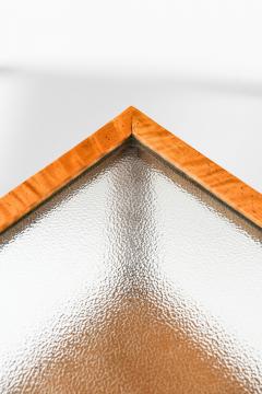 Rare Bar Cabinet in Birch and Glass 1930 - 4555450