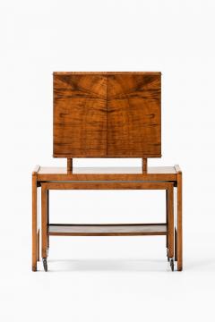 Rare Bar Cabinet in Birch and Glass 1930 - 4555464