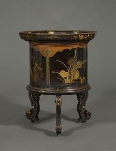 Rare Baroque Tea Table With Exquisite Decoration In Japanese Hiramaki E Lacquer - 3152447