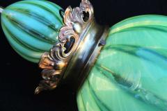Rare Bohemian Art Glass Ceiling Light 1920s - 1548643