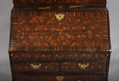 Rare British Colonial Macassar Ebony Bureau Bookcase c 1720 - 4601493