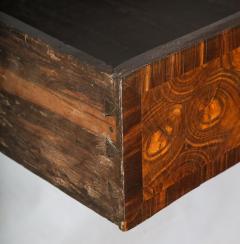 Rare British Colonial Macassar Ebony Bureau Bookcase c 1720 - 4601515