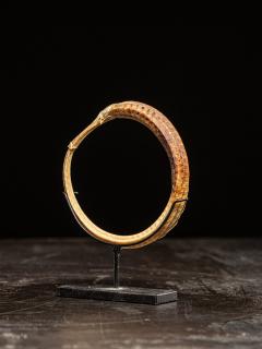 Rare Ceremonial Hippocamp Bracelet mounted on a custom metal stand Oceania - 4511962